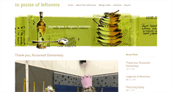 Desktop Screenshot of inpraiseofleftovers.com
